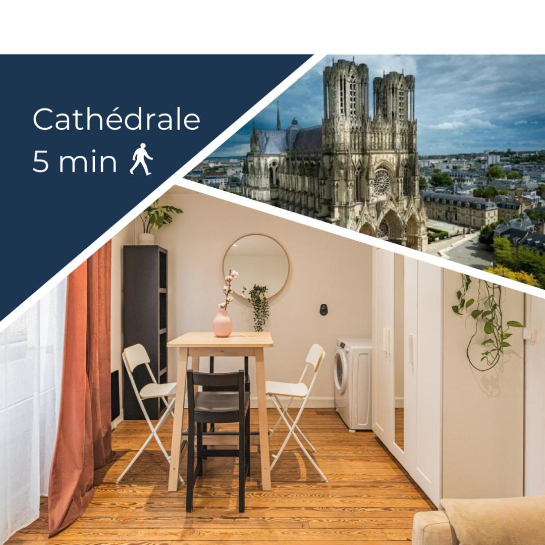 Appartement Cosy Proche Cathedrale Reims Exterior photo